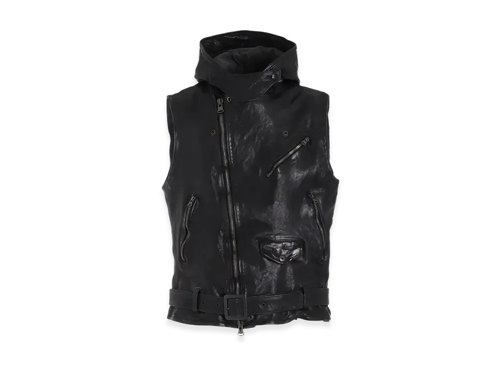 A (未使用に近い)】ヨウジヤマモトプールオム ﾌﾞﾗｯｸ HZ-K14-096 ﾒｯｼｭ