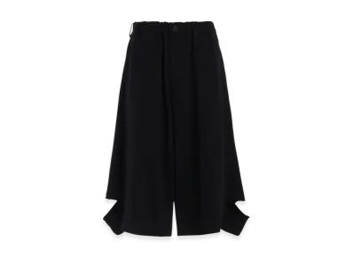 Yohji Yamamoto POUR HOMME Masterseed Single Jersey Slit Detail Pants "Black"