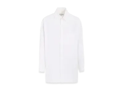 Yohji Yamamoto POUR HOMME Chain Stitch Broad Spare Triple Collar Blouse "White"