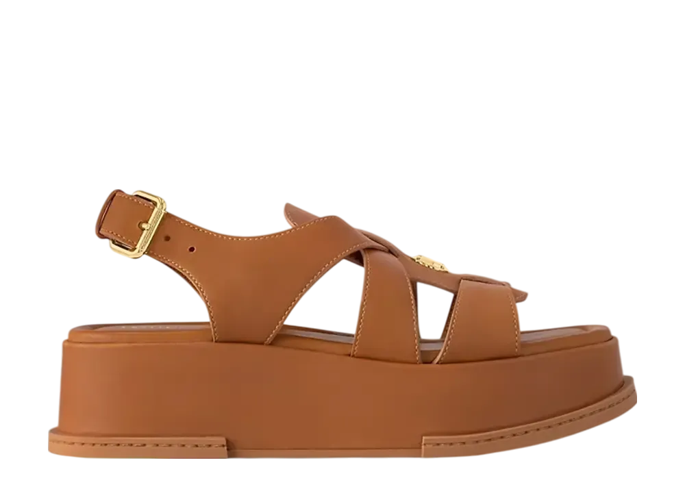 ルイヴィトン ウィメンズ マヤ サンダル "コニャック"