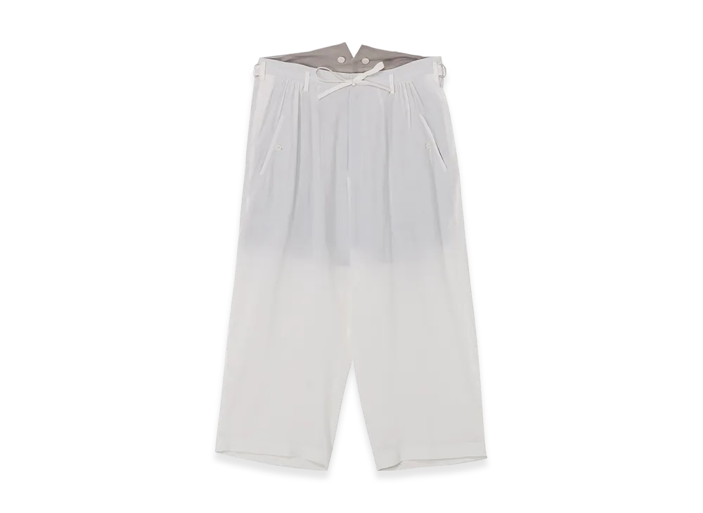 Yohji Yamamoto POUR HOMME RY/S Ette Suspender Slim Pants "White"