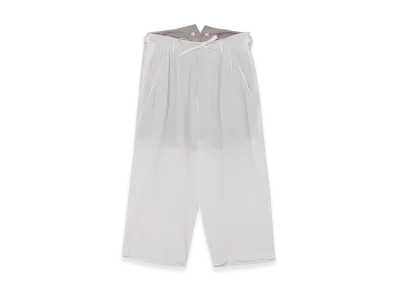 Yohji Yamamoto POUR HOMME RY/S Ette Suspender Slim Pants "White"