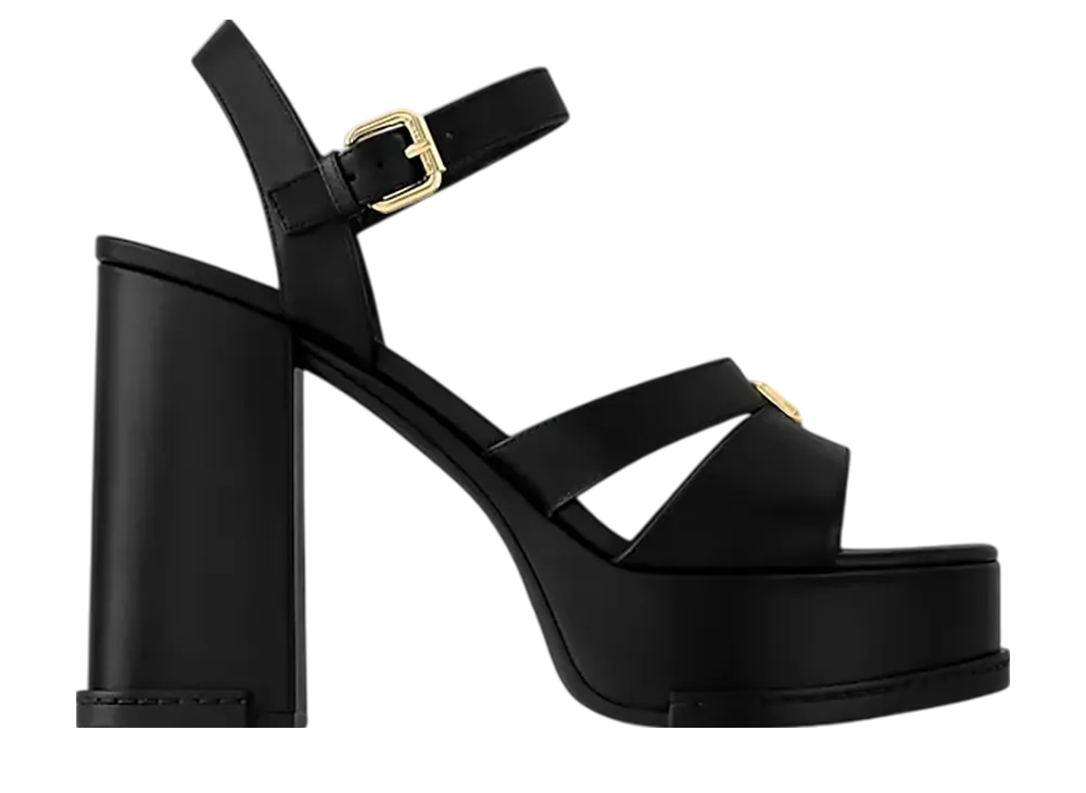Louis Vuitton Women's Maya Flatform Sandal "Noir"