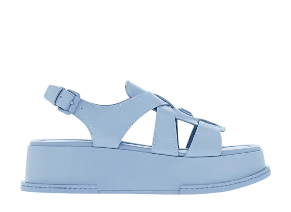 Louis Vuitton Women's Maya Flatform Sandal "Light Blue"