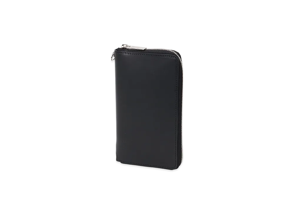 Yohji Yamamoto POUR HOMME Cow Leather Zipper Wallet L "Black"