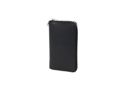 Yohji Yamamoto POUR HOMME Cow Leather Zipper Wallet L "Black"