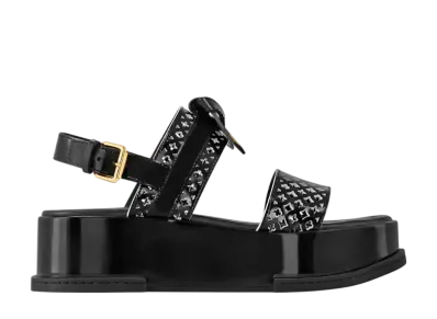 Louis Vuitton Women's Maya Flatform Sandal "Noir"