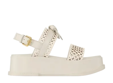 Louis Vuitton Women's Maya Flatform Sandal "Ecru"