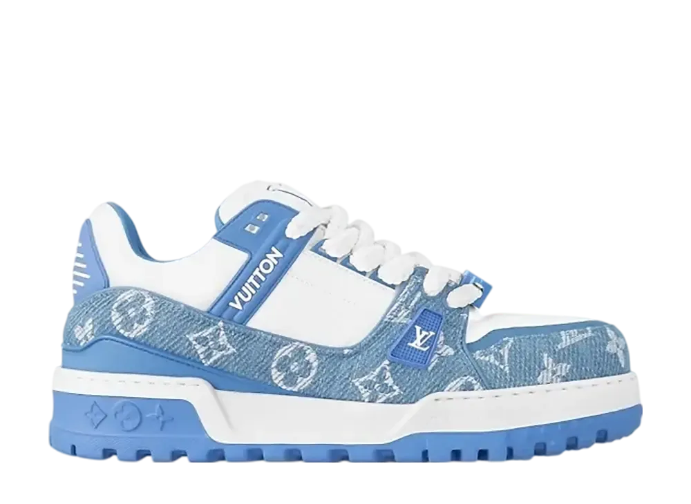 ルイヴィトン ウィメンズ LV トレイナー マキシ スニーカー "ブルー"