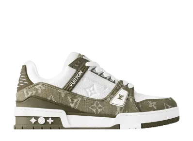 Louis Vuitton Women's LV Trainer Sneaker "Khaki"
