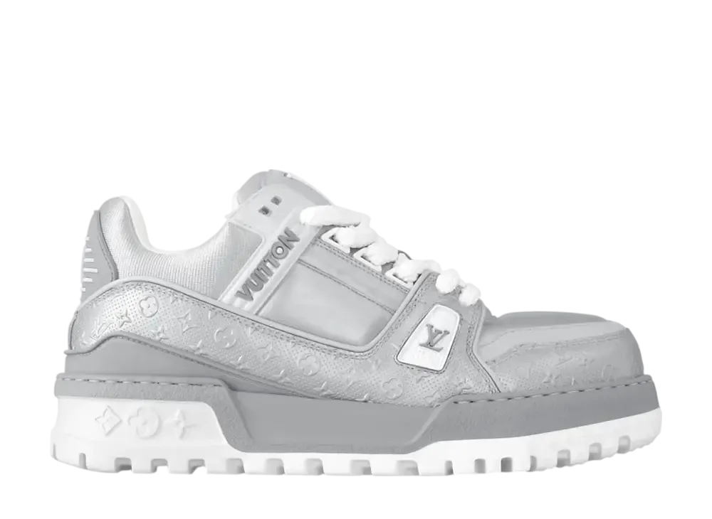 ルイヴィトン ウィメンズ LV トレイナー マキシ スニーカー "シルバー"