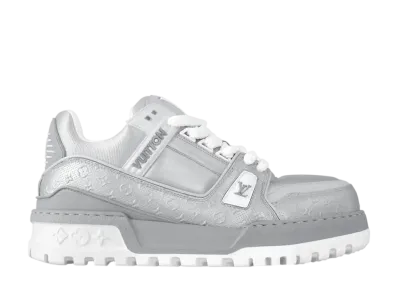 Louis Vuitton Women's LV Trainer Maxi Sneaker "Silver"