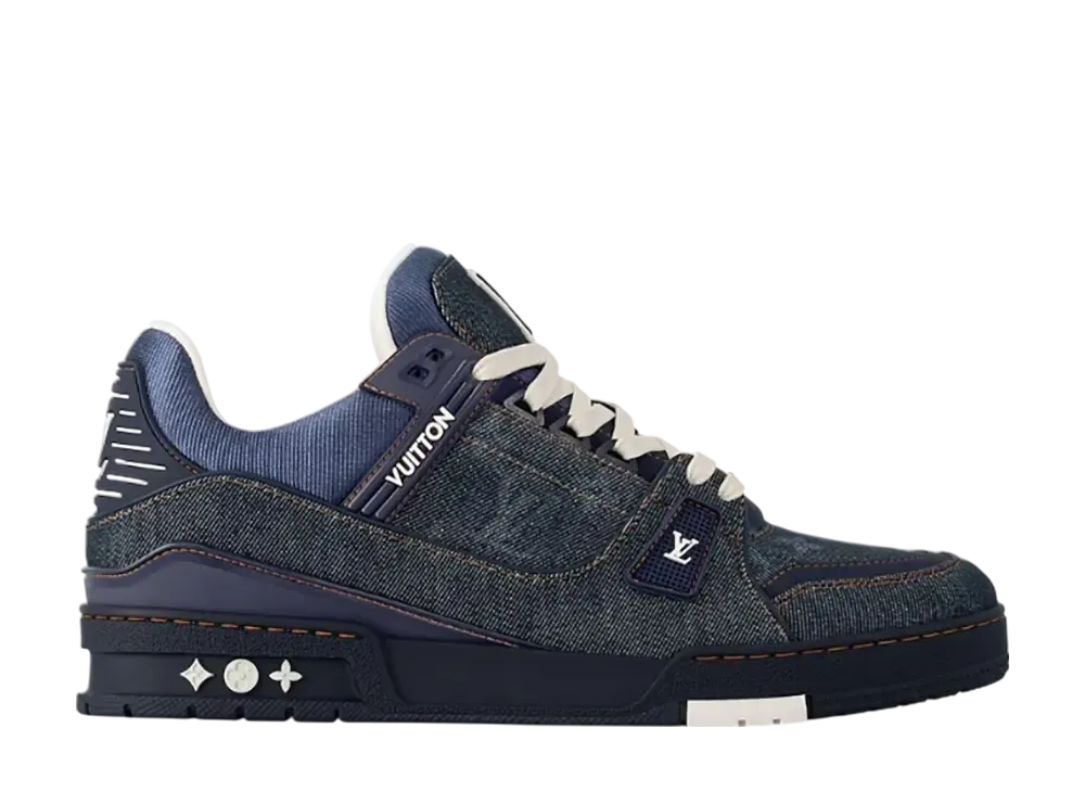 Louis Vuitton Women's LV Trainer Sneaker "Navy Blue"
