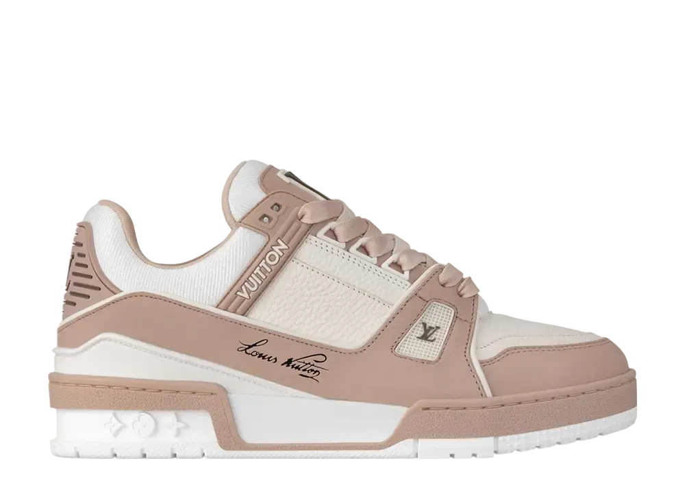 ルイヴィトン ウィメンズ LV トレイナー スニーカー "ローズ"