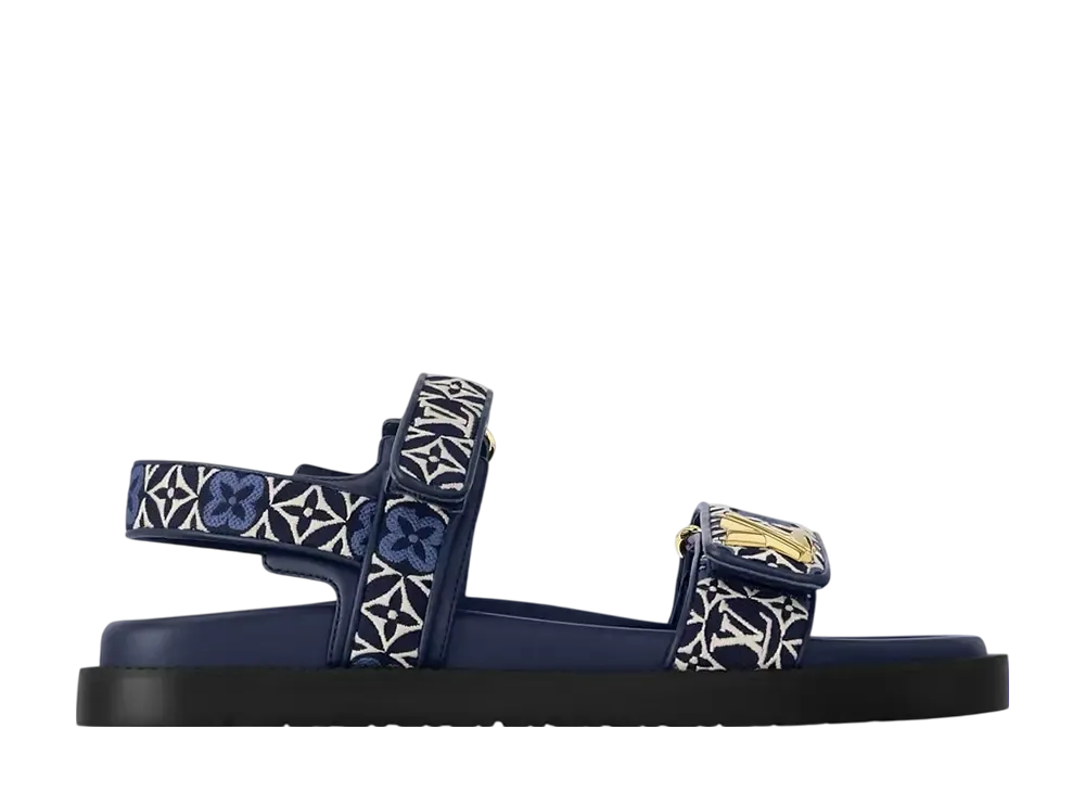 ルイヴィトン ウィメンズ LV サンセット サンダル "マリーヌ"