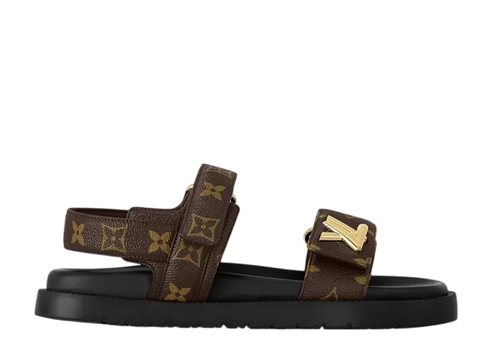 Louis Vuitton Women's LV Sunset Sandal "Cacao Brown"