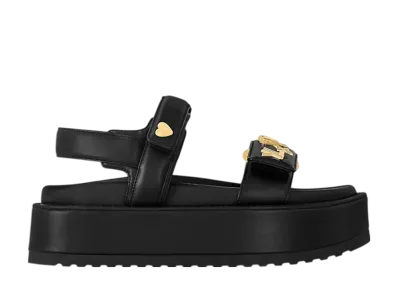 Louis Vuitton Women's LV Sunset Sandal "Black"