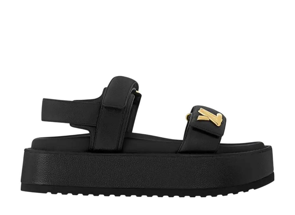 Louis Vuitton Women's LV Sunset Sandal "Noir"