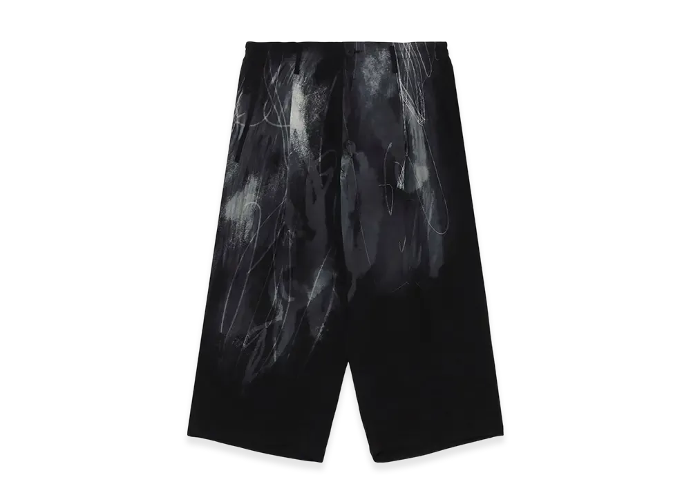 Yohji Yamamoto POUR HOMME Tucked Seam Pants "Black"