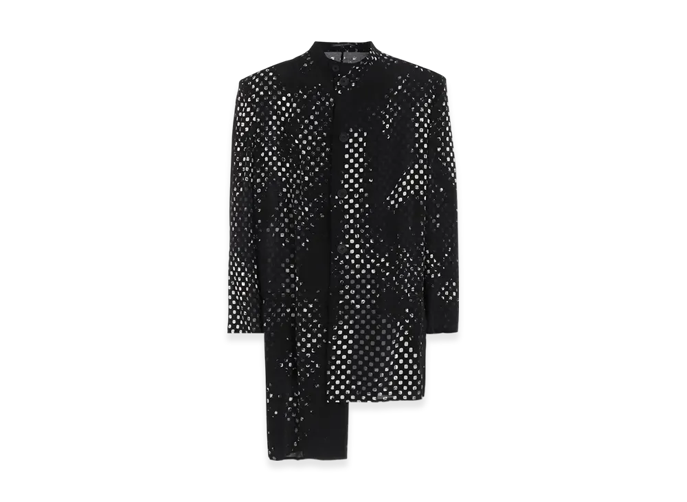 Yohji Yamamoto POUR HOMME Dot Print Jacket "Black"