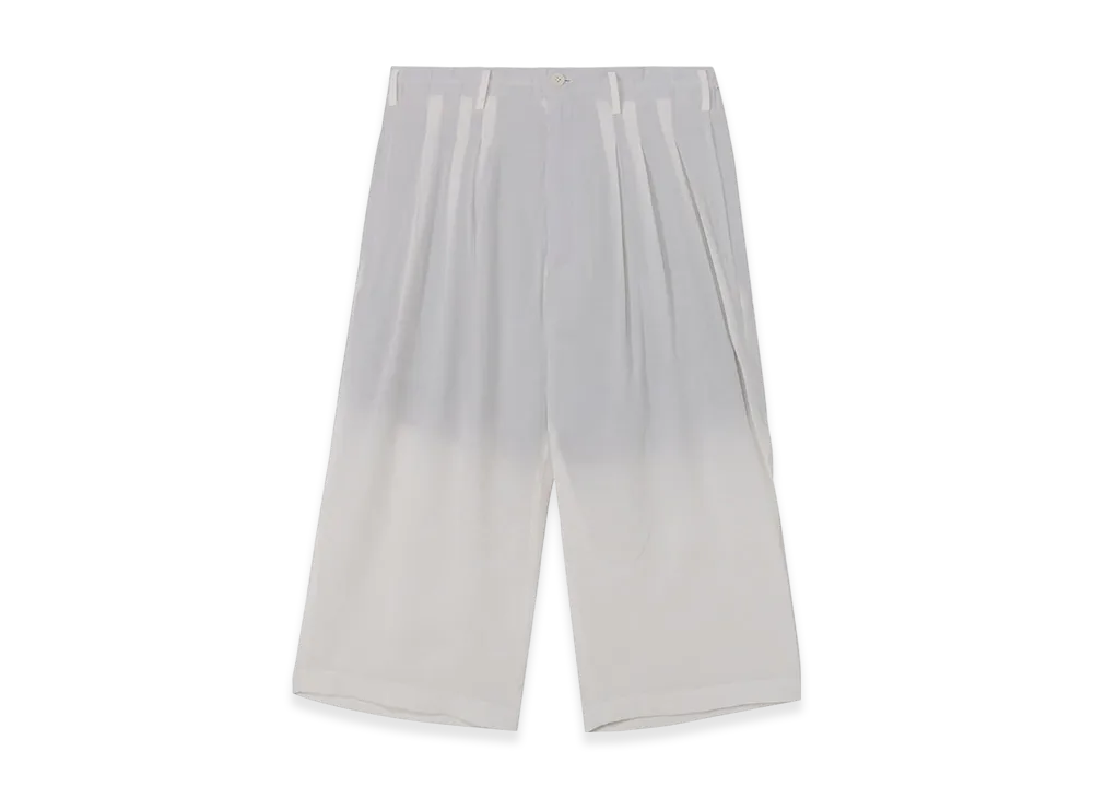 Yohji Yamamoto POUR HOMME RY/S ETTE 6 Tucks Pants "White"