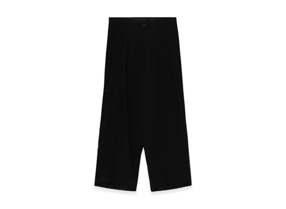 Yohji Yamamoto POUR HOMME 16M Crepe De Chine R Coin Pocket Pants "Black"