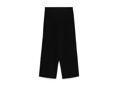 Yohji Yamamoto POUR HOMME 16M Crepe De Chine R Coin Pocket Pants "Black"