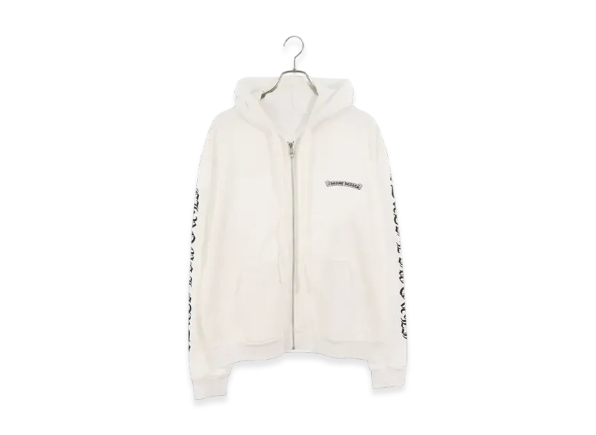 クロムハーツ ジップパーカー ホワイトM CHROME HEARTS クロムハーツ クロムハーツ ジップパーカー ホワイトM CHROME HEARTS クロムハーツ