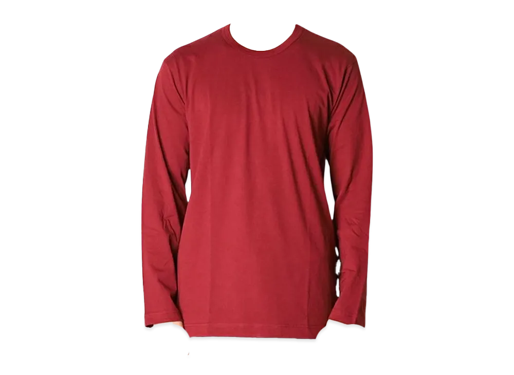 COMME des GARCONS SHIRT LS Tee "Burgundy"