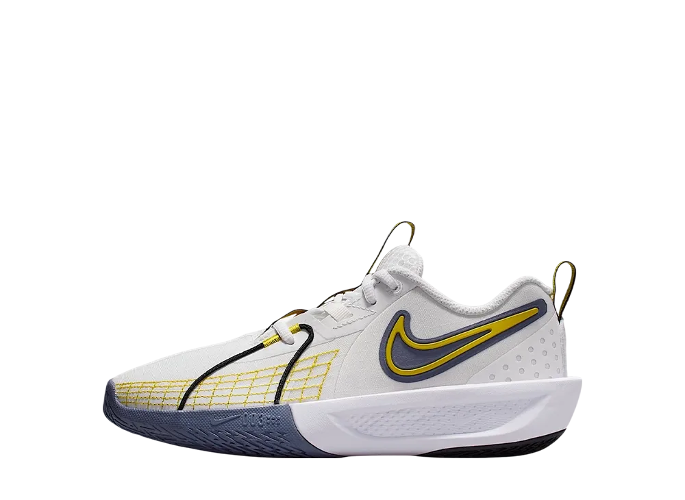Nike GS GT Cut 3 SE "Summit White/Light Carbon/Black/Bright Citron"