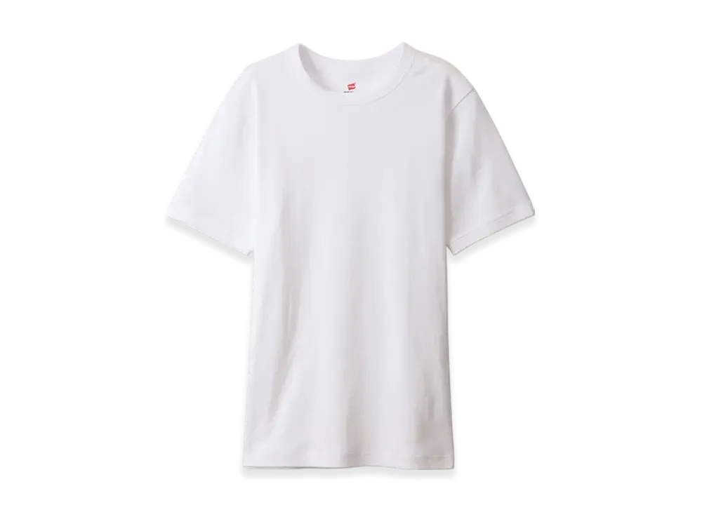 Hanes BEEFY Rib T-Shirt "White"