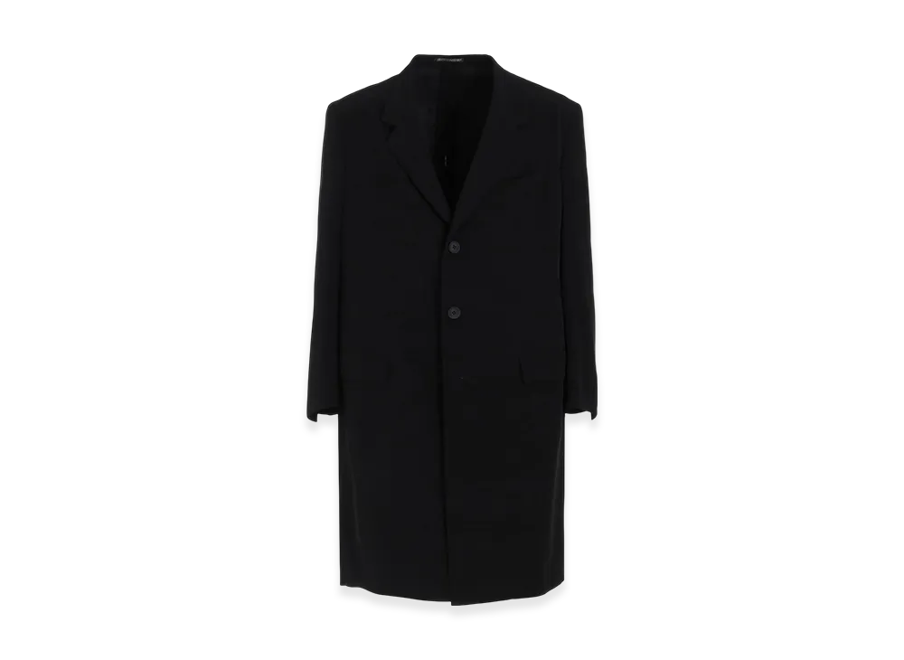 Yohji Yamamoto POUR HOMME Ta Tuxedo Back Center Fastener Jacket "Black"