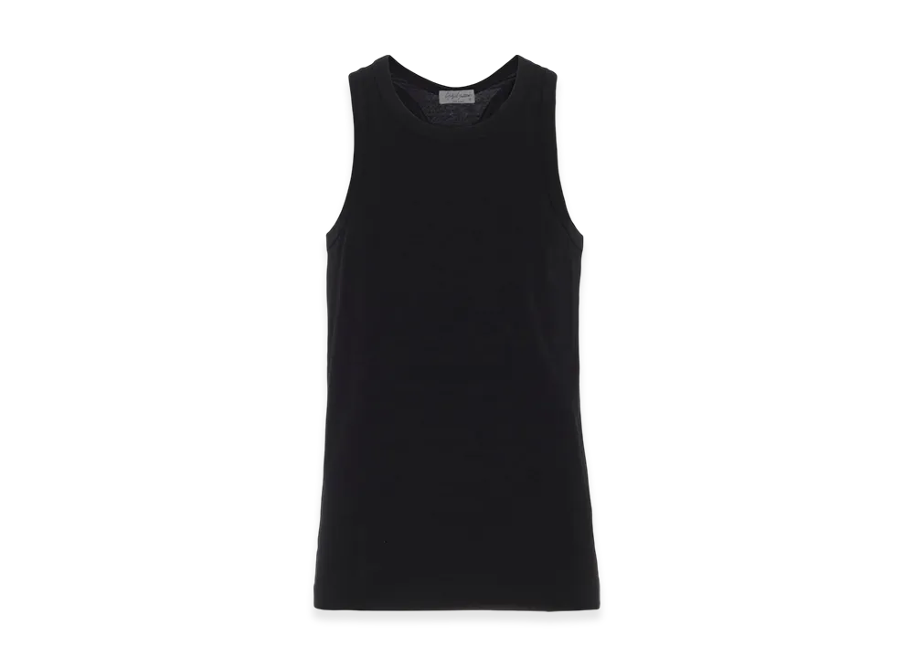 Yohji Yamamoto POUR HOMME Ultima Jersey X Tank Top "Black"