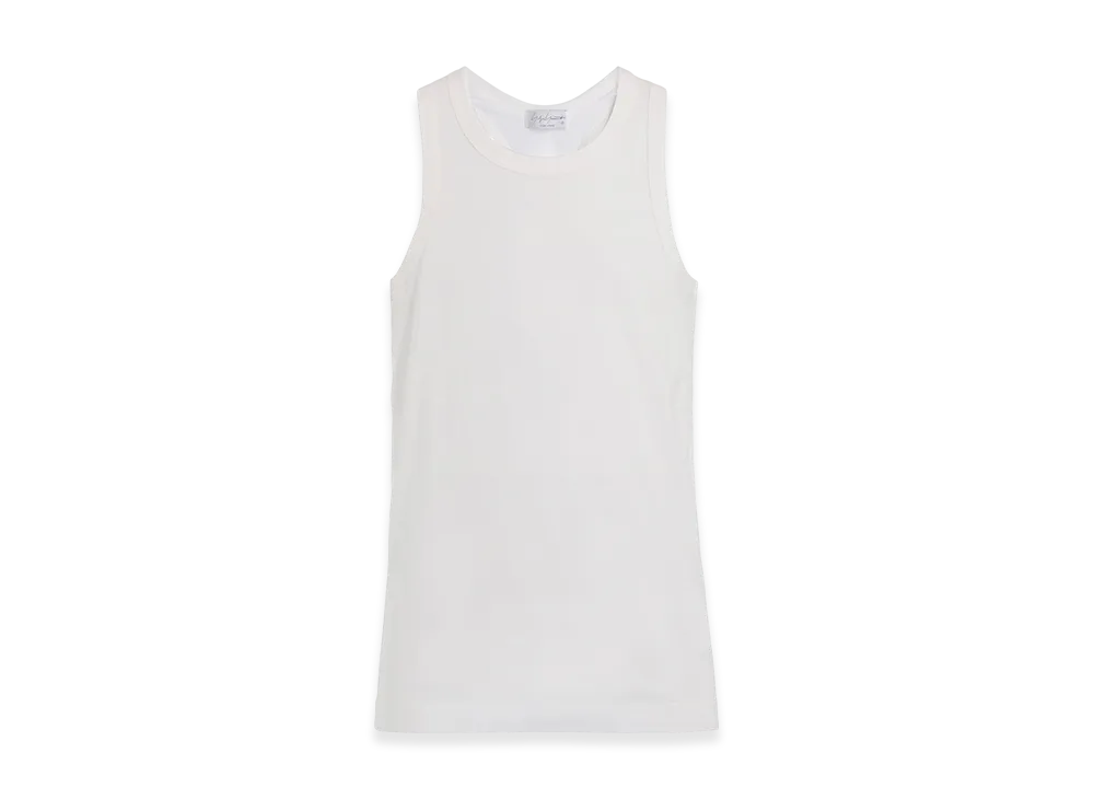 Yohji Yamamoto POUR HOMME Ultima Jersey X Tank Top "White"