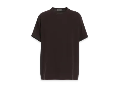 Yohji Yamamoto POUR HOMME Ultima Jersey Round Neck Short Sleeve "Charcoal"