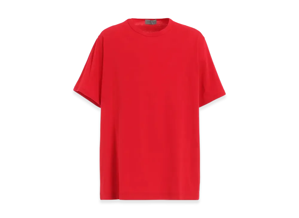 Yohji Yamamoto POUR HOMME Ultima Jersey Round Neck Short Sleeve "Red"