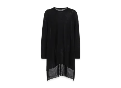 Yohji Yamamoto POUR HOMME 12G1P Jersey Uneven Long Slv "Black"
