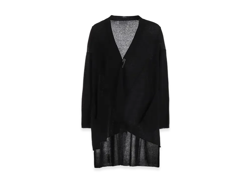 Yohji Yamamoto POUR HOMME 12G1P Jersey Wide Difference Cd "Black"