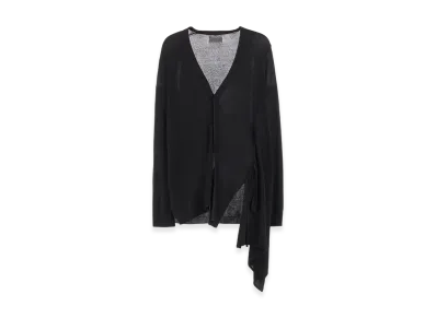 Yohji Yamamoto POUR HOMME 10G2P x 2P Jersey Switch Asymmetric Flare Cd "Charcoal"