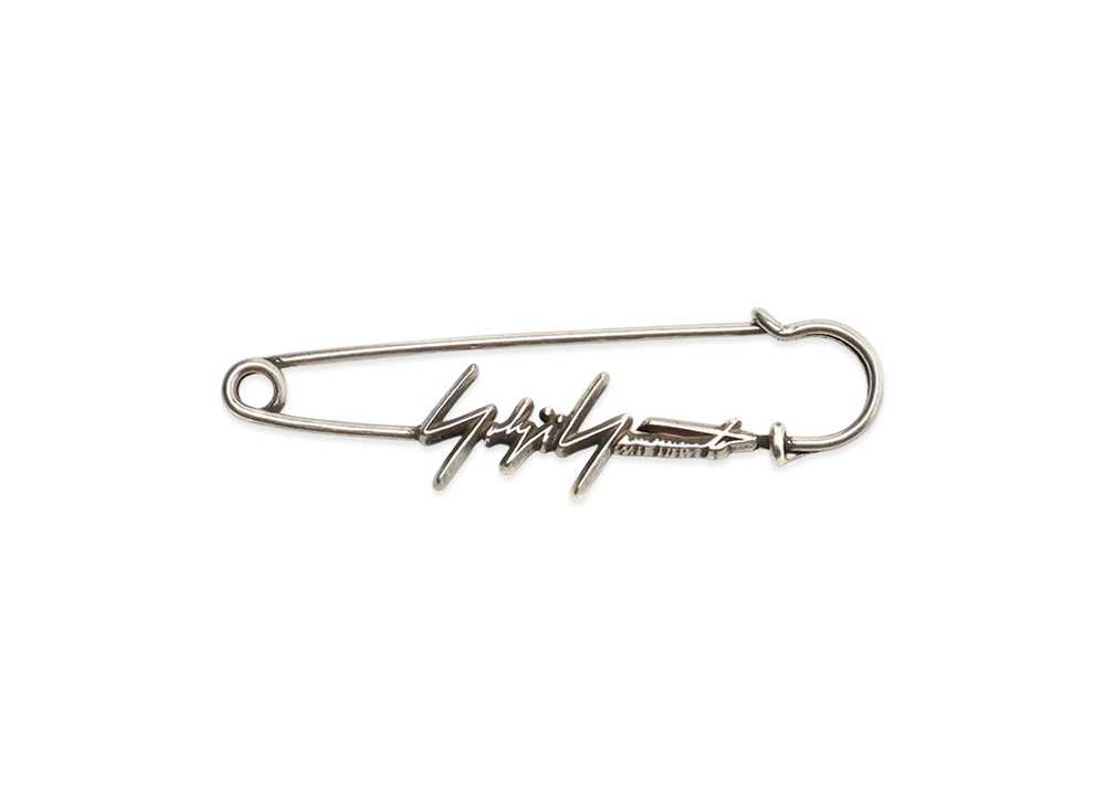 Yohji Yamamoto POUR HOMME Antique Sv Coat Safety Pin "Silver"