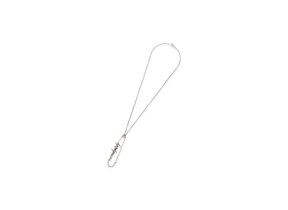 Yohji Yamamoto POUR HOMME Antique Sv Coat Safety Pin Pendant "Silver"