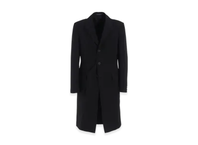 Yohji Yamamoto POUR HOMME Regulation Gabardine Doctor'S Jacket "Black"