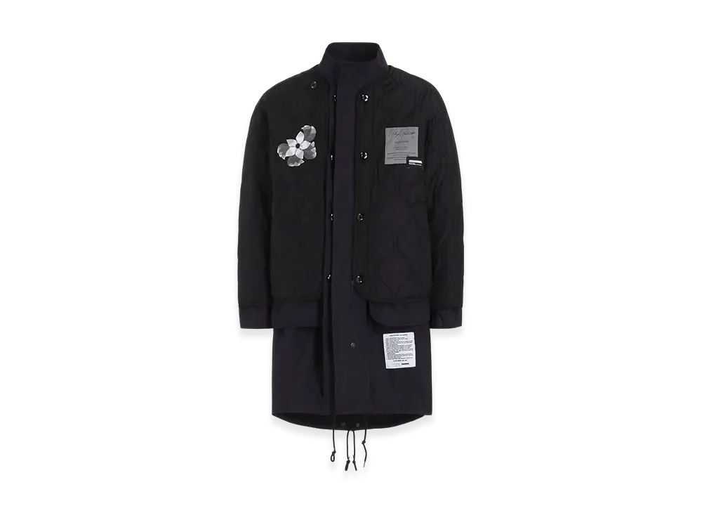 Yohji Yamamoto POUR HOMME x Neighborhood Field Parka Shell&Liner "Black"