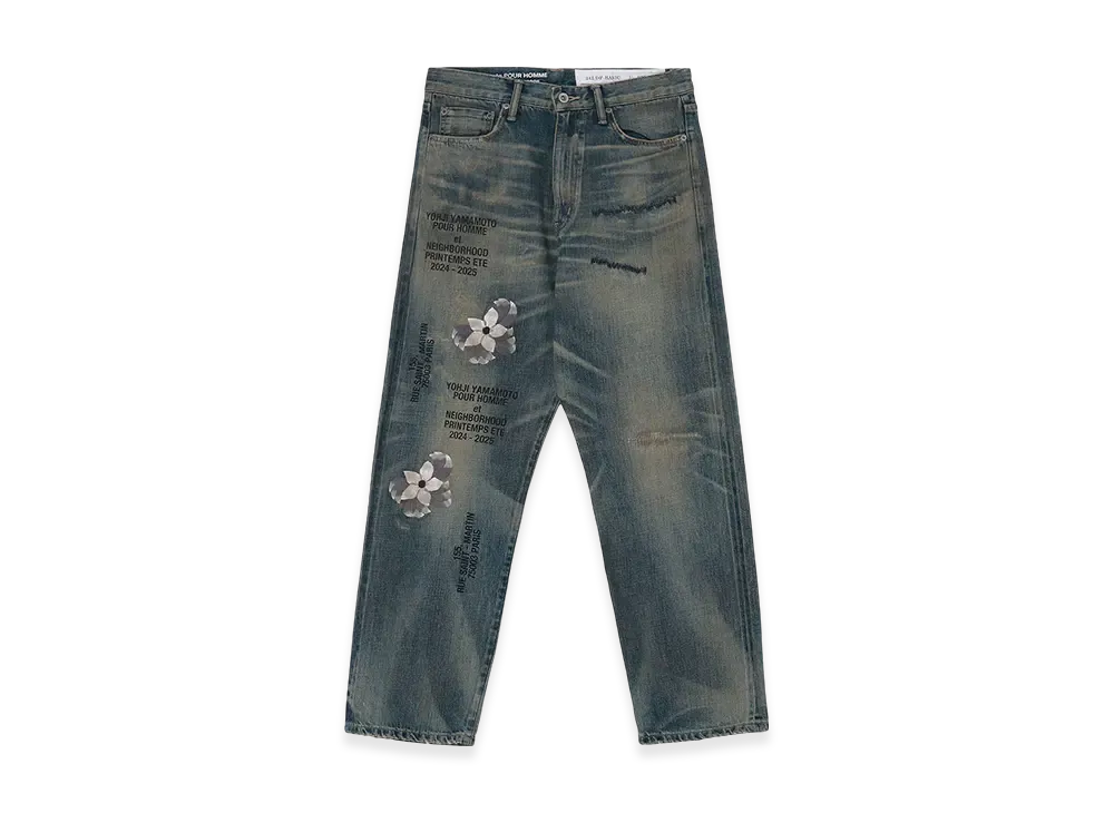 Yohji Yamamoto POUR HOMME x Neighborhood Savage Denim Dp Basic Pants "Indigo"