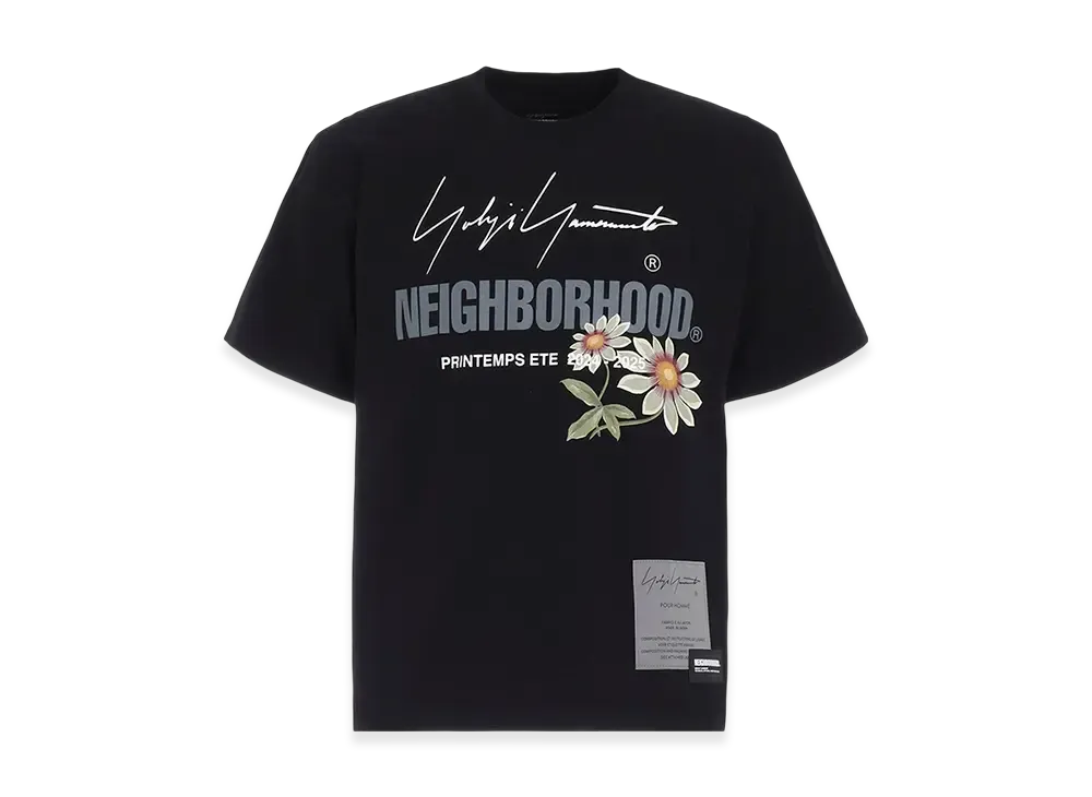 Yohji Yamamoto POUR HOMME x Neighborhood Tee SS-1 "Black"