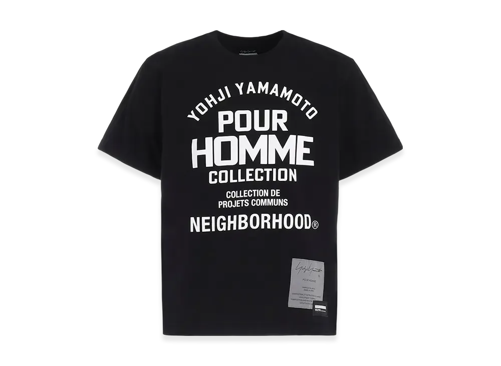 Yohji Yamamoto POUR HOMME x Neighborhood Tee SS-2 "Black"