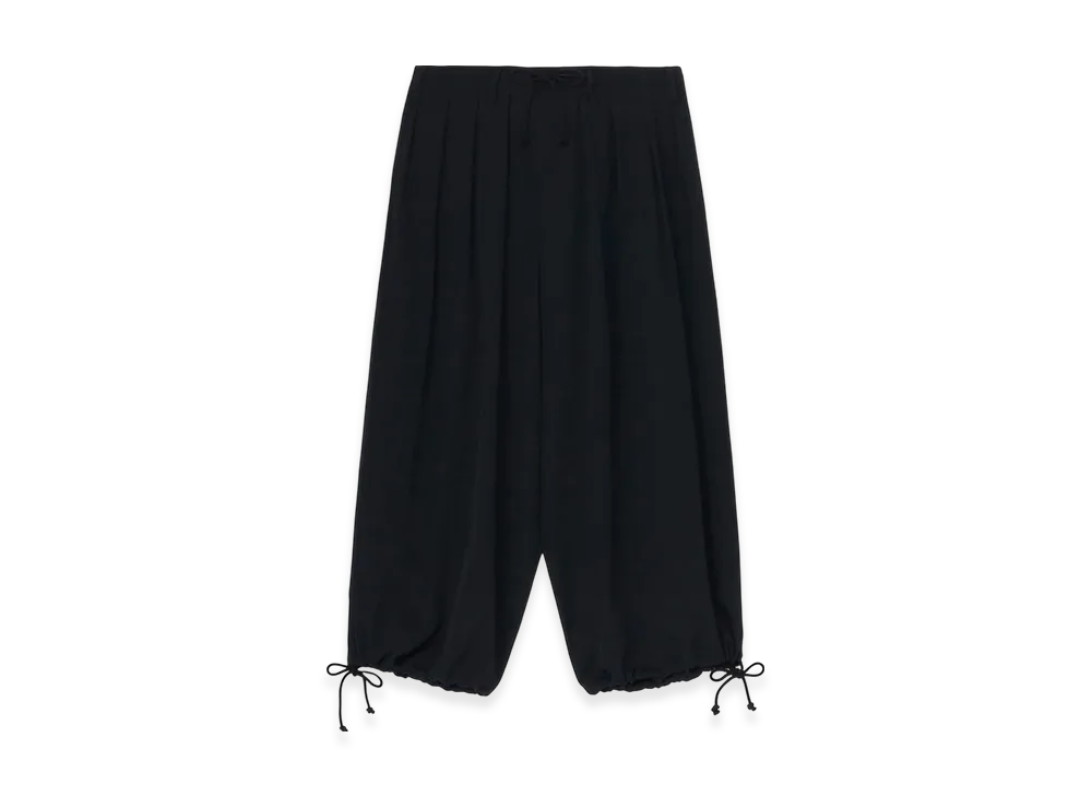 Yohji Yamamoto POUR HOMME Wool Gabardine Standard Ballon Pants "Black"