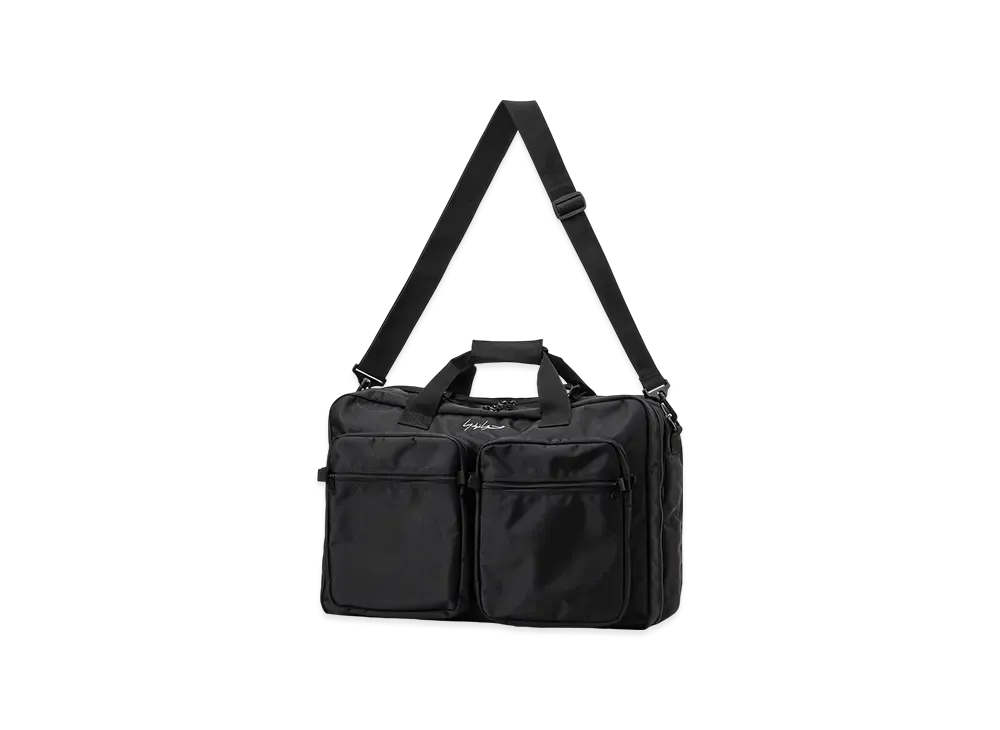 Yohji Yamamoto POUR HOMME YY Signature Barrel Bag "Black"