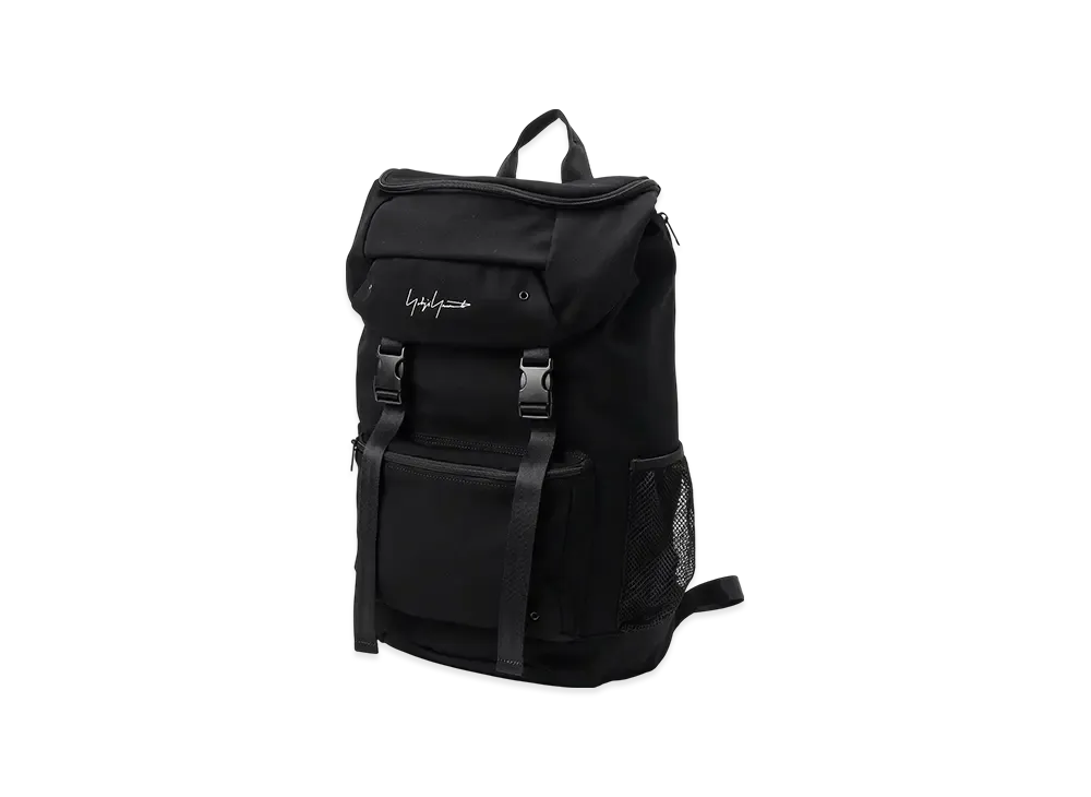 Yohji Yamamoto POUR HOMME YY Signature Wool Gabardine Backpack "Black"