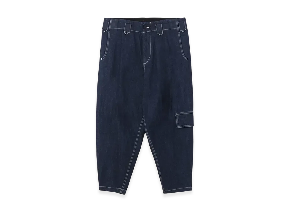 Yohji Yamamoto POUR HOMME Sp 12OZ Denim Flap Pocket Pants "Blue"